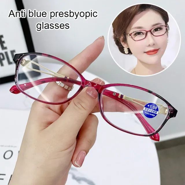 Portable Reading Glasses Eye Protection Hyperopia Glasses  Men Women