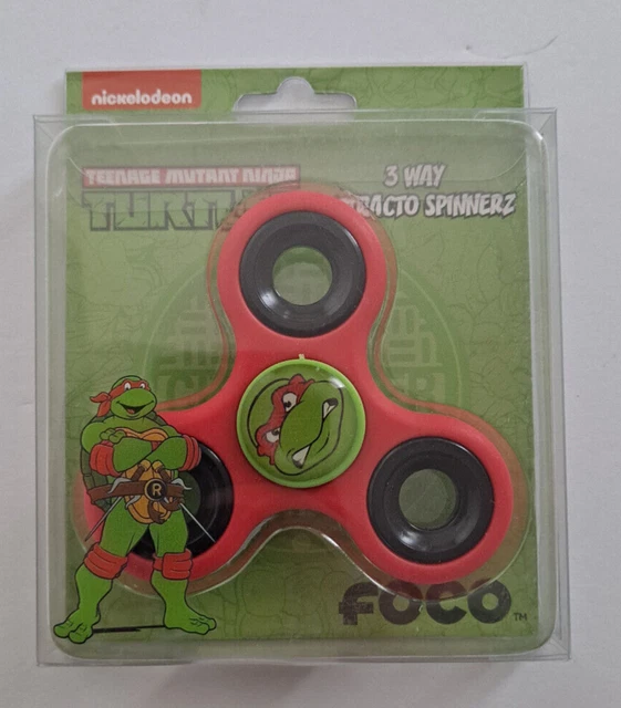 Teenage Mutant Ninja Turtles "Raphael" Fidget Spinner 3 Way  Toy