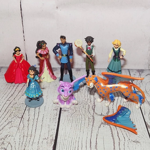 DISNEY ELENA OF Avalor Plastic PVC Princess Toys Figurines 8 Figures