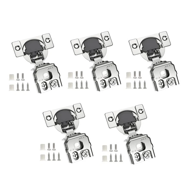 Evanda Schrank Scharniere 2 Pack - Edelstahl Soft Close Für Küchenschrank Türen