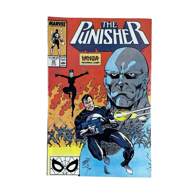 MARVEL comics the punisher volume 1 issue 22 vintage 1989 comic book VGC