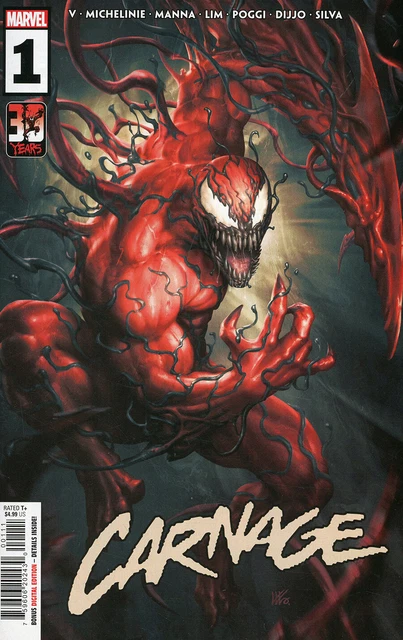 2022 Carnage Series Listing (#5 7 8 10 12 13 Available/You Pick/Spider-Man)