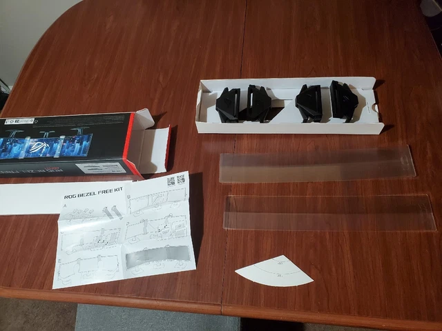 READ DESCRIPTION ASUS ROG Bezel Free Kit Republic of Gamers ABF01 Triple up 27" READ DESCRIPTION ASUS ROG Bezel Free Kit Republic of Gamers ABF01 Triple up 27"