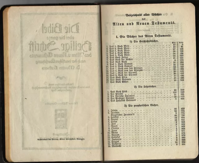 Bibel/Heilige Schrift,Übersetzg.Luthers,dünne Taschb.,Württ.Bibela.Stuttg,1910er