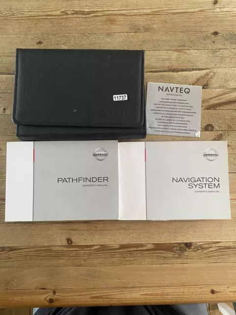 04-10 NISSAN PATHFINDER OWNERS HANDBOOK MANUAL  PACK & WALLET  07 Print Ref11737