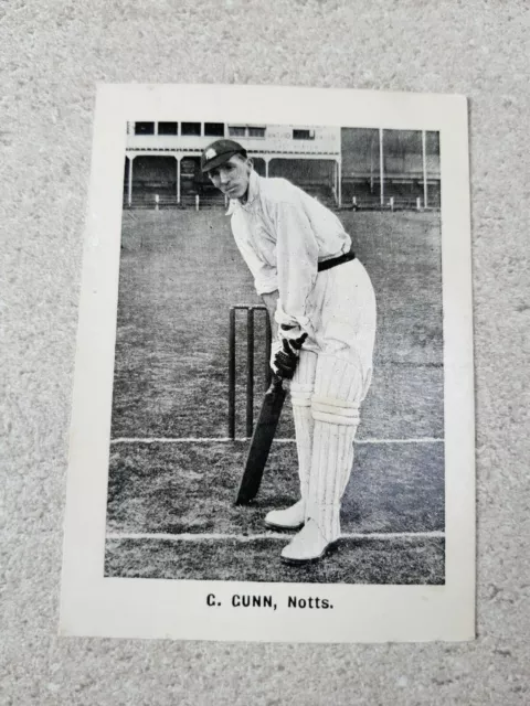 DC Thomson Rover / Vanguard Cricketers 1924 - George Gunn - Notts