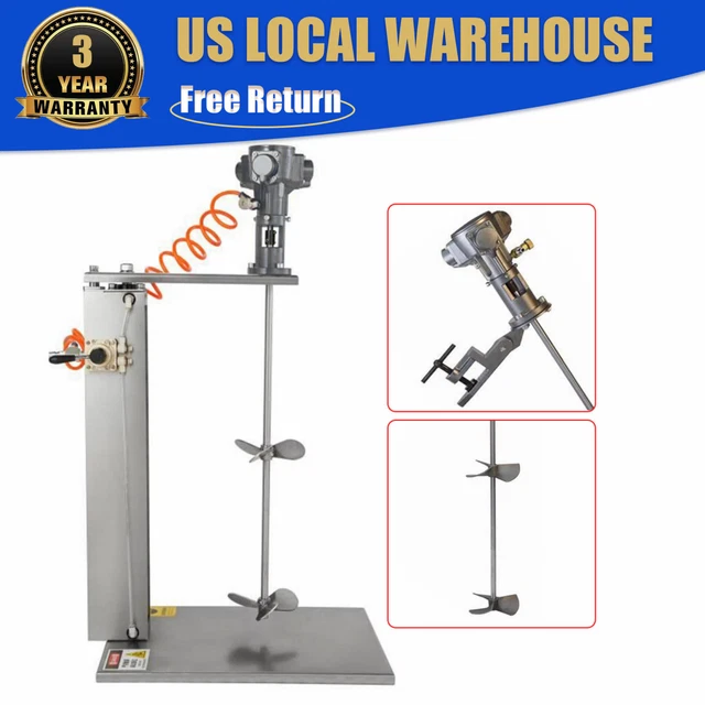 Pneumatic Chemicals Mixer Air Lifting Blender Agitator Mixing Machine 50 Gallon