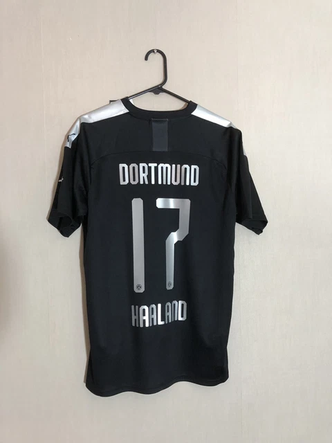 HAALAND #17 BORUSSIA Dortmund Large 2019/20 Away Football Shirt