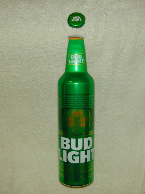 (2) Bud Light St. Patrick's 2019 16Oz  Aluminum Bottle  #503417 Empty
