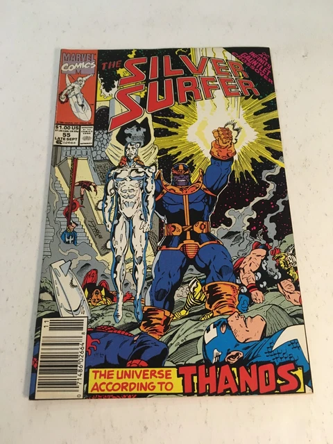 SILVER SURFER VOL. 3 #55 1991 MARVEL NEWSSTAND FN/VF copy3