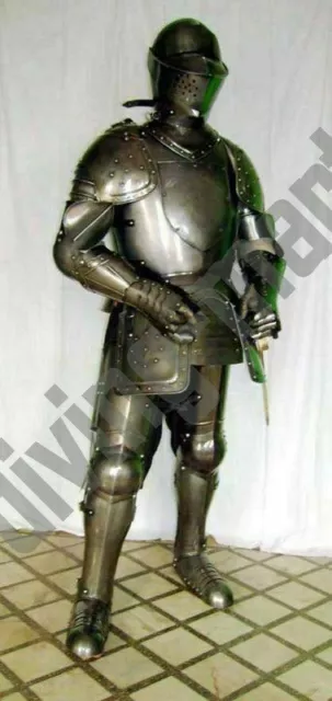 Mittelalterlich Antik Suit Von Armor 17th Jahrhundert Kampf Voll Körper Groß