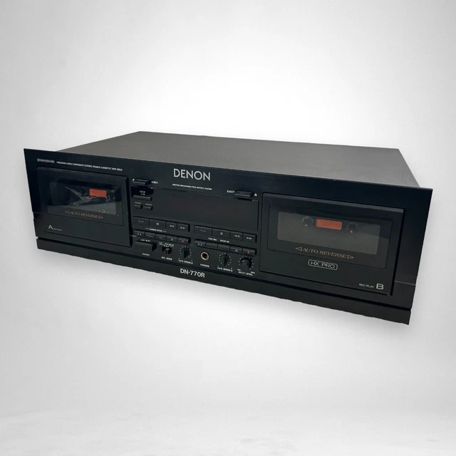 DENON DN770R PRECISION Audio Stereo Double Cassette Deck One Side