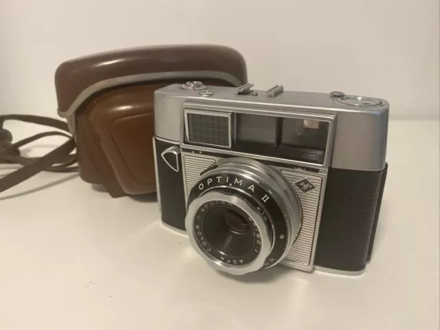 Agfa Optima II mit Agfa Color-Apotar 45mm 2,8 + originale Tasche