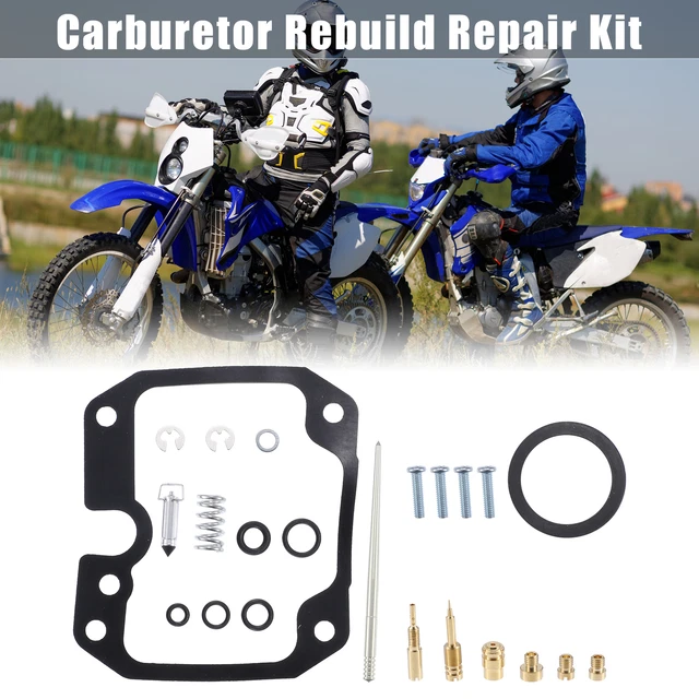 Rebuild Kit Motorcycle Carburetor Repair Kit for Yamaha TTR125 Metal Rubber