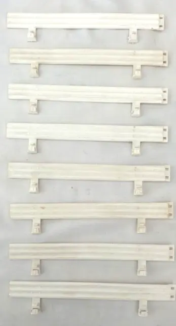 Scalextric White  Barriers (without poster panels) S8957  x 8
