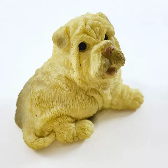 Stone Critters Littles Shar Pei Dog Figurine SCL-034 The Animal Collection 1998 3