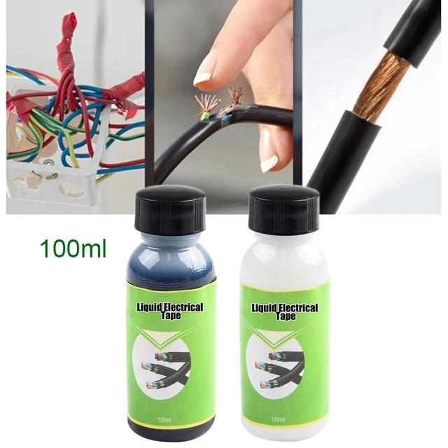 Gomma Liquida Nera Isolante - Nastro Adesivo Elettrico Impermeabile, 50 Ml - Foto 2