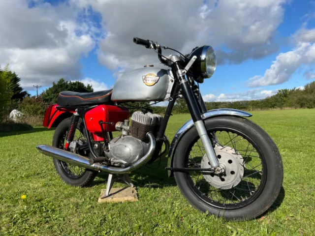 Royal Enfield Turbo Twin 250 Villiers 2 stroke, Rare, Winter Project
