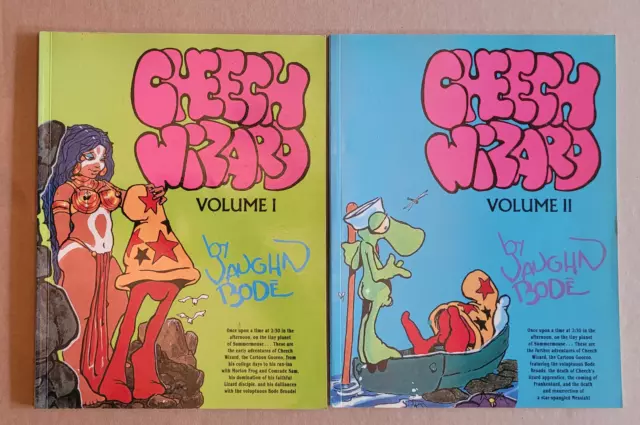 CHEECH WIZARD VOLUMES 1 and 2 Vaughn Bode Fantagraphics $125.00 - PicClick