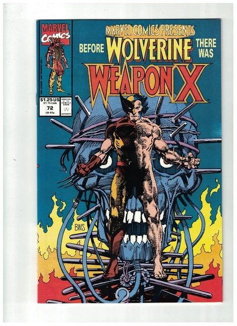 Marvel Presents Before Wolverine There Was Weapon X 1991 Comic Book #72  Origin