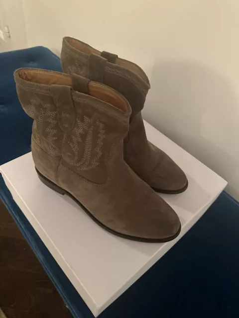 Isabel Marant Crisi ankle boot, taupe size 41