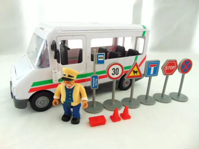 Fireman Sam - Trevor Evans Figure With Pontypandy Village Mini Bus & Accessories