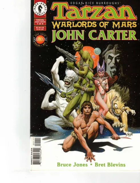 Tarzan John Carter Warlords Of Mars No. 1 Dark Horse Comics January 1996