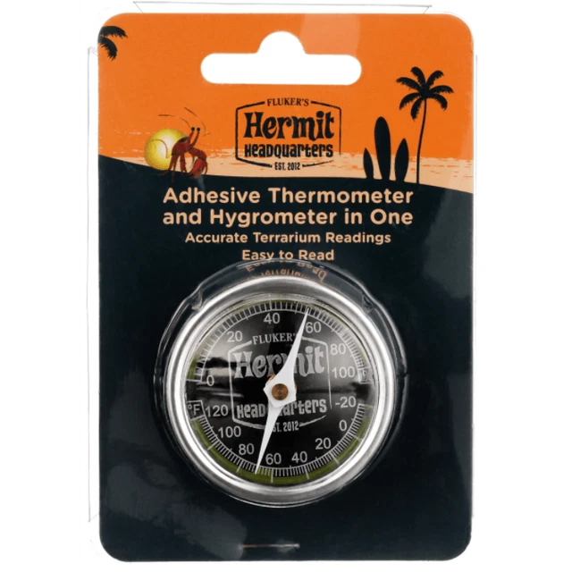 Fluker's Thermometer & Hygrometer Combination Pet Enclosure Gauge