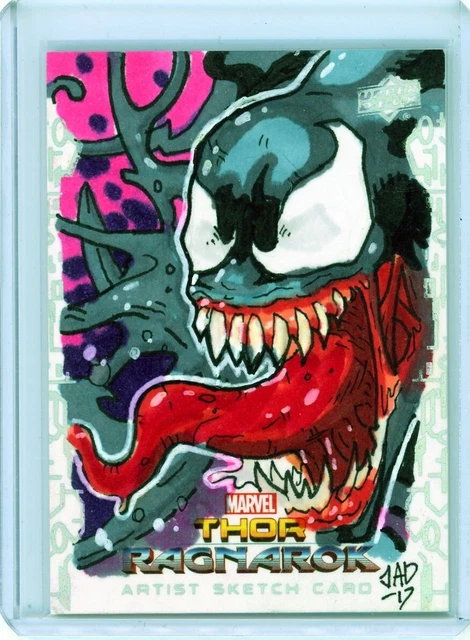 2017 UD Upper Deck Thor Ragnarok 1/1 Sketch Andy Duggan Venom JS