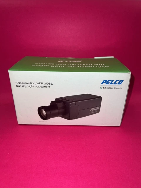 Pelco C20-DW-6X  Box Camera WDR HI RES  1/3 IN 12/24v PAL  (No Lens) OPEN BOX