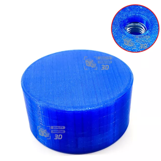 Piston Press Bath Bomb Mold Round Plate Pusher - M12 Thread - Durable PETG New