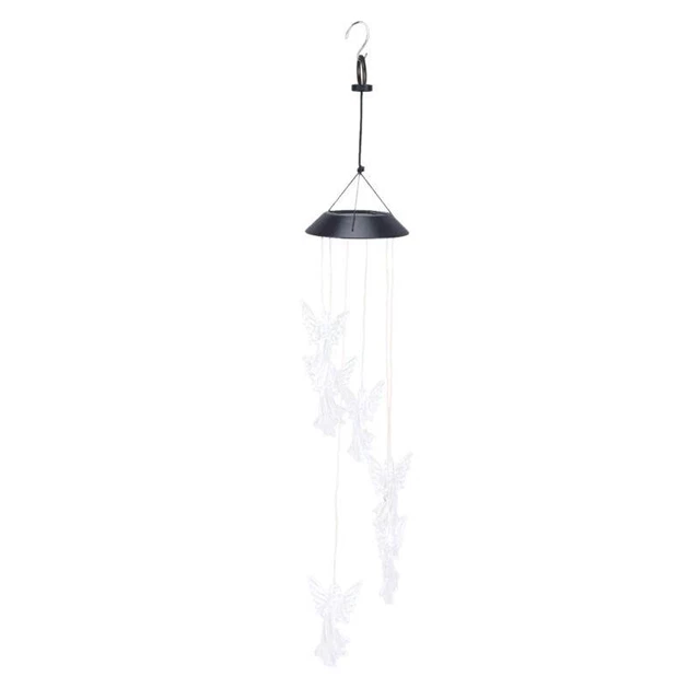 Automatisches, lichtempfindliches Solar-Windspiel, kleiner Engel,