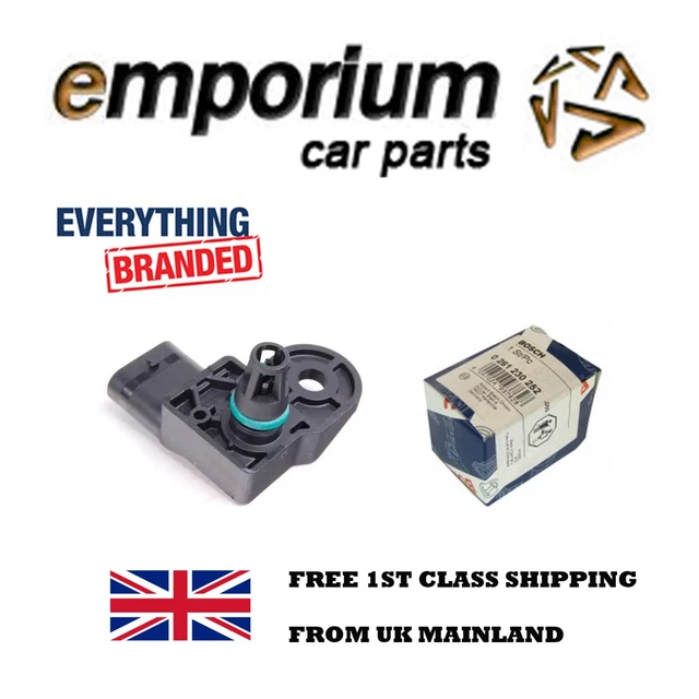 BOSCH MAP INTAKE Manifold Boost Pressure Sensor For BMW Citroen DS Mini