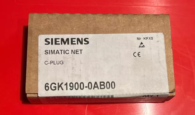 Siemens Simatic Net 6GK1900-0AB00 C-Plug Industrie Hub  6GK1900-0AB00