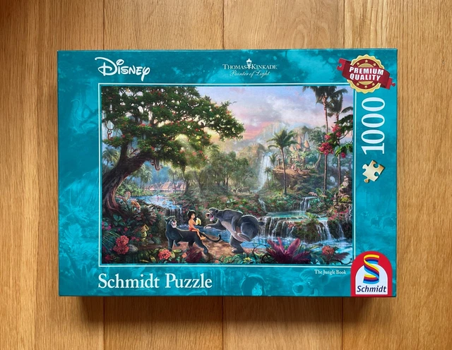 SCHMIDT THOMAS KINKADE Disney The Jungle Book 1000 Piece Jigsaw Puzzle ...