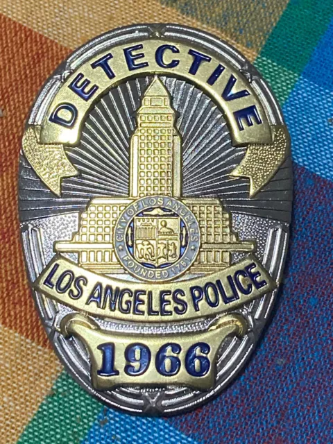 LAPD Badge Detective Los Angeles Police Metal Badge L A P D