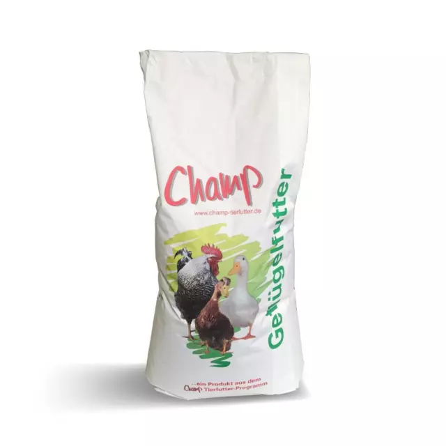 Champ Geflügelkörnerfutter Hühnerfutter 25 kg mit Muschelschalen (0,92 EUR/kg)