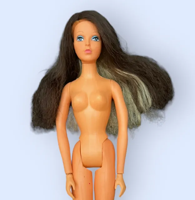 1975 VINTAGE IDEAL Suntan TUESDAY TAYLOR DOLL Blonde Brunette Nude Ooak