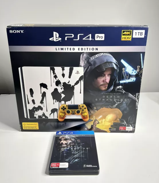 KIEV, UKRAINE - November 07, 2019: Death Stranding Limited Edition PS4 Pro.  Sony PlayStation 4 game console of the eighth generation, game box and  Stock Photo - Alamy