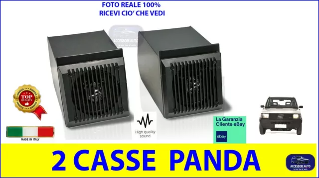 Casse per Panda Sisley con altoparlanti stereo 100 Watt kit audio autoradio per
