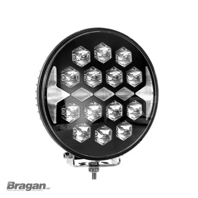 9'' 12-24v Round LED Spot Fog Lamp Driving Park Light E-Mark single function DRL