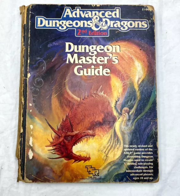 AD&D 2nd Ed. Dungeon Master's Guide Advanced Dungeons & Dragons TSR #2100