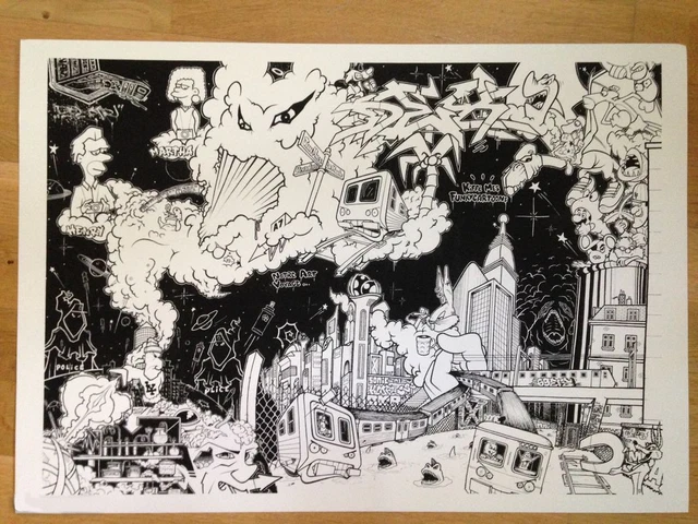 Billy Perkins The good, the bad & the ugly Screen print
