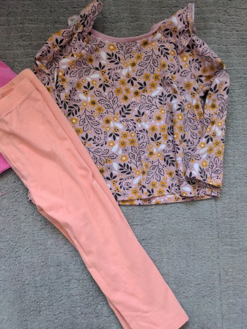 Massive bundle baby girls 18-24 months clothes long sleeve tops & leggings+ 4