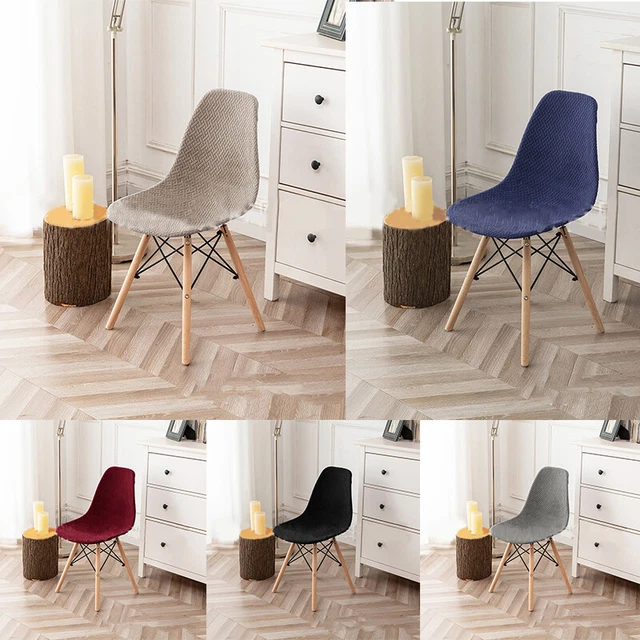 Housses De Chaise Extensibles Gris Beige - Lot De 1, 2 Ou 4 - Pour Salle à Manger, Mariage, Restaurant - Style Scandinave - 6