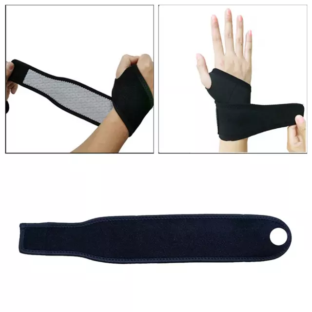 Wrist & Palm Support Brace Band Sports Gym RSI Carpal Tunnel Pain Relief Strap