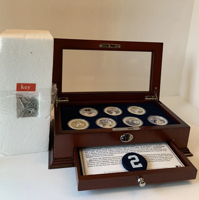 Derek Jeter Milestone Coin Collection- 7coins. LTD Ed. New condition Orig. Owner