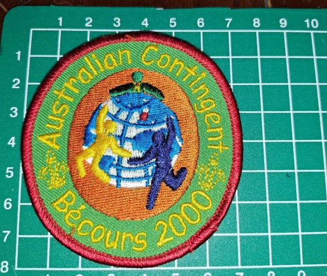 Scout Jamboree Australian Contingent 2000 Becours Badge