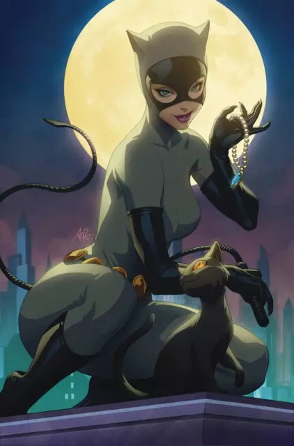 CATWOMAN #14 B Stanley Lau Artgerm Animated CARD STOCK Variant Year Of The Villa