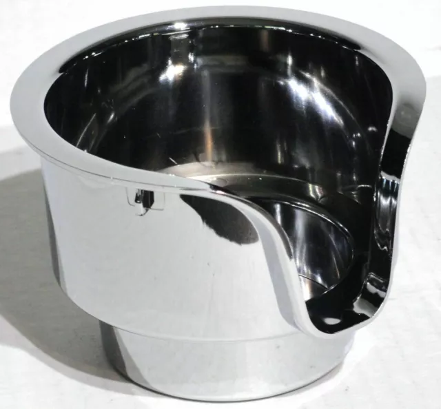 cup holder center chrome plastic for Peterbilt 2000-2004 models 377 378 379